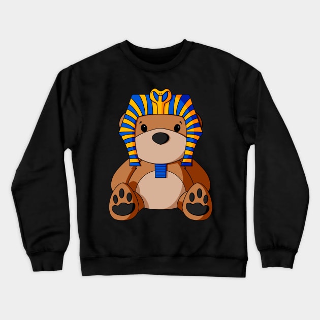 Sphinx Teddy Bear Crewneck Sweatshirt by Alisha Ober Designs